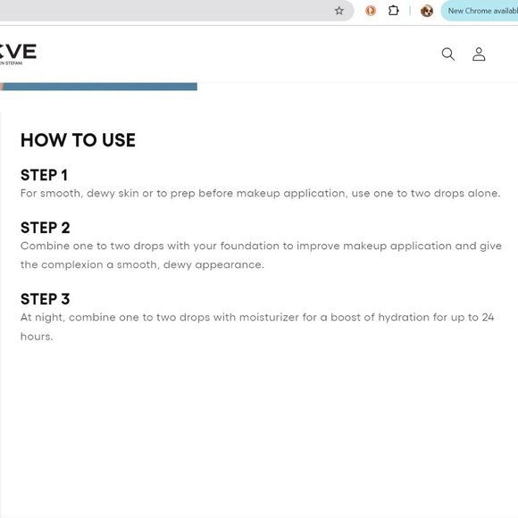 GX by Gwen Stefani "All Time Prime" Multi-use prep and smooth face Oil - Picture 6 of 6